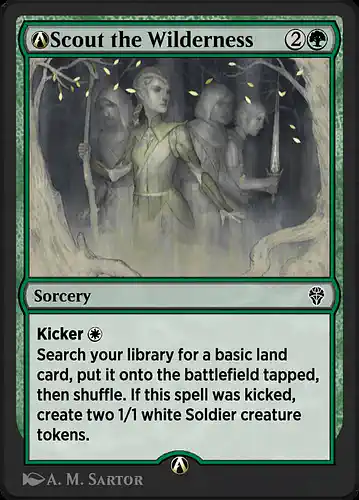A-Scout the Wilderness - dmu Spoiler