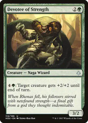 Devotee of Strength - hou Spoiler