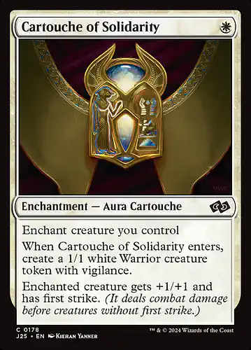 Cartouche of Solidarity - j25 Spoiler