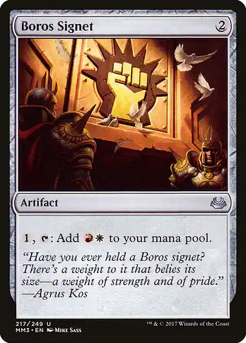 Boros Signet - mm3 Spoiler