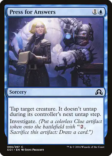 Press for Answers - soi Spoiler