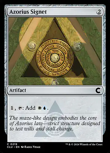 Azorius Signet - clu Spoiler