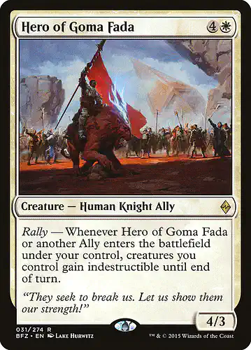 Hero of Goma Fada - bfz Spoiler