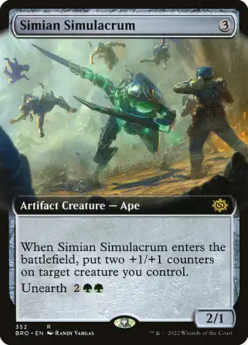 Simian Simulacrum - bro Spoiler