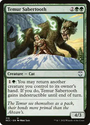 Temur Sabertooth - ncc Spoiler