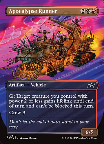Apocalypse Runner - dft Spoiler