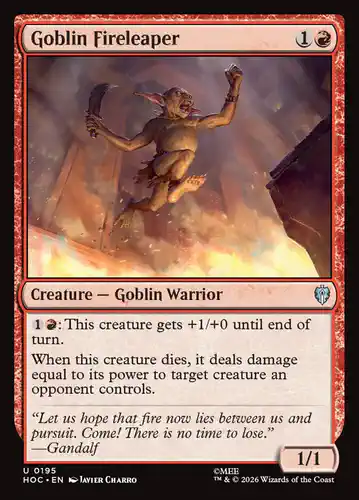 Goblin Fireleaper - hoc Spoiler