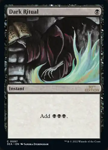 Dark Ritual - 30a Spoiler