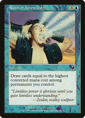 Rush of Knowledge - scg Spoiler