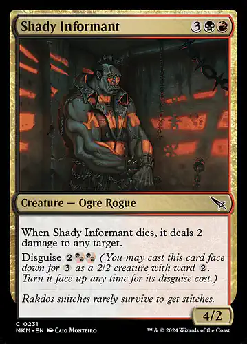 Shady Informant - mkm Spoiler