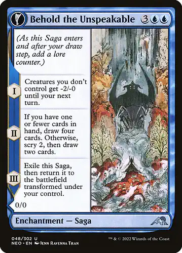 Behold the Unspeakable - neo Spoiler