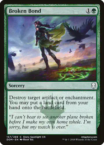 Broken Bond - dom Spoiler