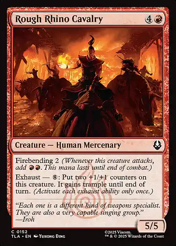 Rough Rhino Cavalry - tla Spoiler