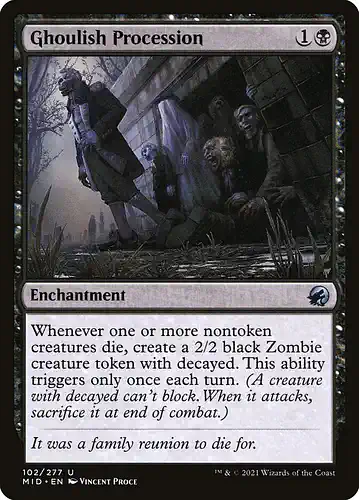 Ghoulish Procession - mid Spoiler
