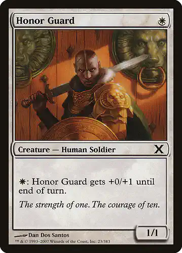 Honor Guard - 10e Spoiler