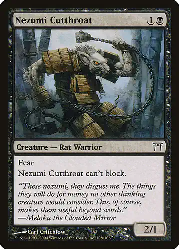 Nezumi Cutthroat - chk Spoiler