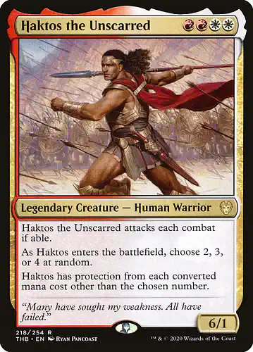 Haktos the Unscarred - thb Spoiler
