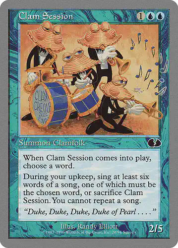 Clam Session - ugl Spoiler