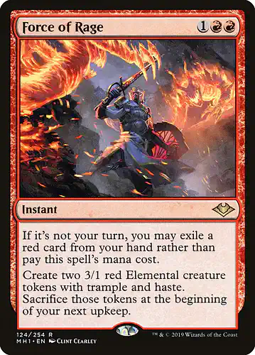 Force of Rage - mh1 Spoiler