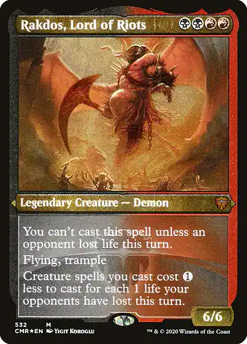 Rakdos, Lord of Riots - cmr Spoiler