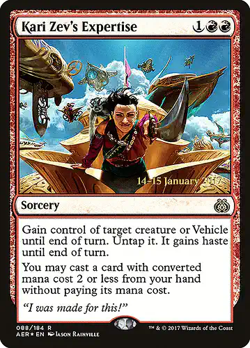 Kari Zev's Expertise - aer Spoiler