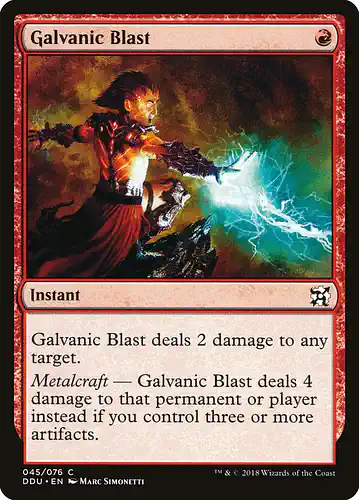 Galvanic Blast - ddu Spoiler