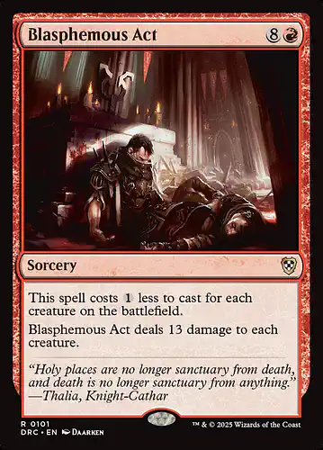 Blasphemous Act - drc Spoiler