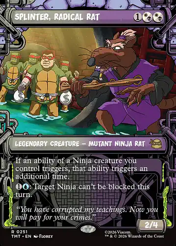 Splinter, Radical Rat - tmt Spoiler