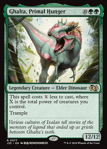 Ghalta, Primal Hunger - j25 Spoiler