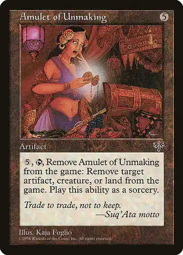 Amulet of Unmaking - mir Spoiler