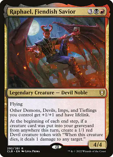Raphael, Fiendish Savior - clb Spoiler