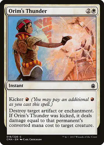 Orim's Thunder - cma Spoiler