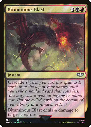 Bituminous Blast - 40k Spoiler