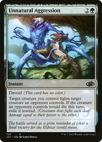 Unnatural Aggression - j22 Spoiler