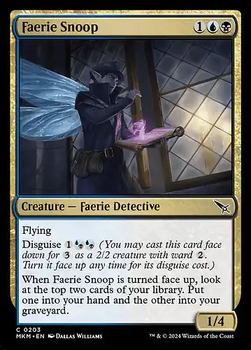 Faerie Snoop - mkm Spoiler