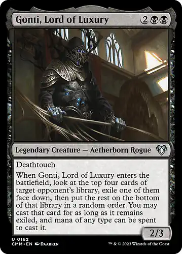 Gonti, Lord of Luxury - cmm Spoiler