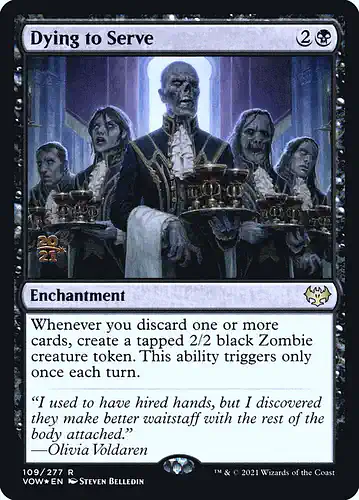 Dying to Serve - vow Spoiler