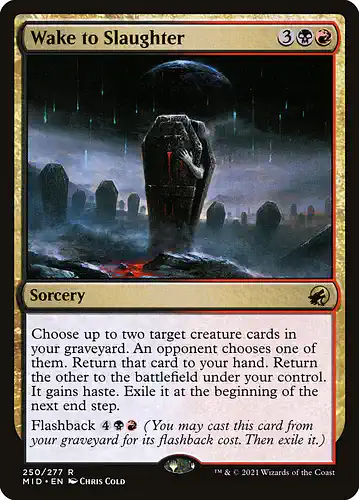Wake to Slaughter - mid Spoiler