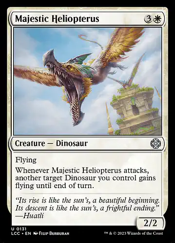 Majestic Heliopterus - lcc Spoiler