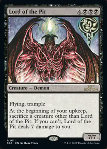 Lord of the Pit - 30a Spoiler