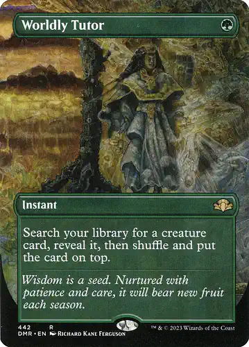 Worldly Tutor - dmr Spoiler