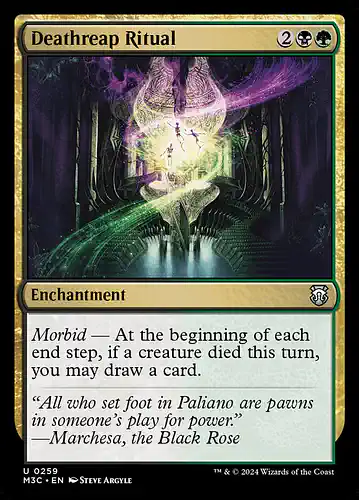 Deathreap Ritual - m3c Spoiler