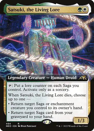 Satsuki, the Living Lore - neo Spoiler