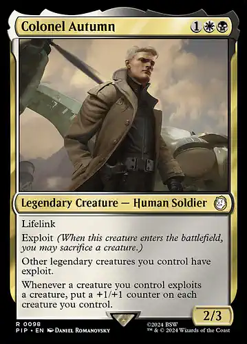 Colonel Autumn - pip Spoiler