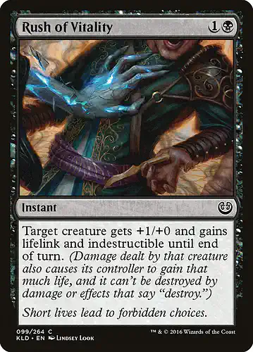 Rush of Vitality - kld Spoiler
