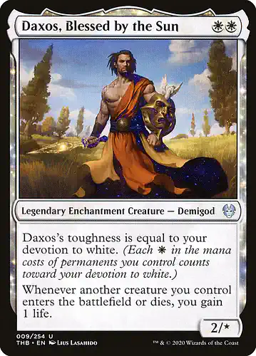 Daxos, Blessed by the Sun - thb Spoiler