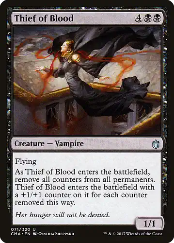 Thief of Blood - cma Spoiler