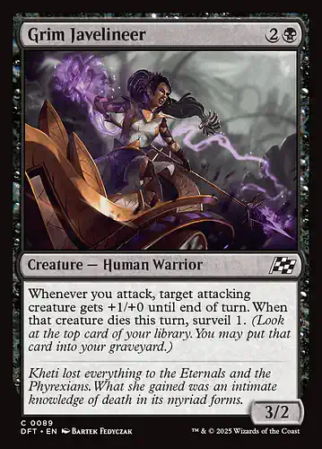 Grim Javelineer - dft Spoiler