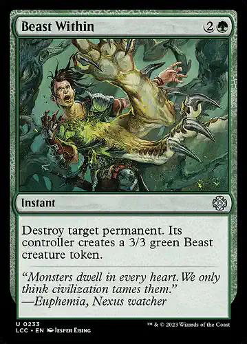Beast Within - lcc Spoiler