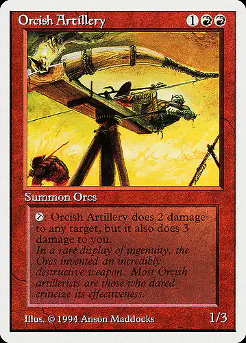 Orcish Artillery - sum Spoiler